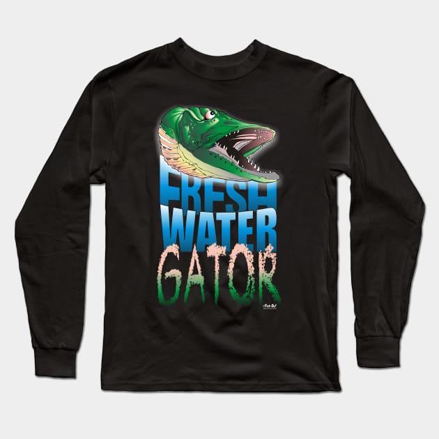 Pike Fresh Water Gator Long Sleeve T-Shirt by Get It Wet